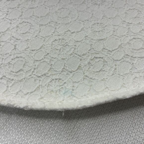 Disney Paris White Sun Hat Lace‎ Adult Wide Brim Mickey Paper Beachy Coastal main image 6